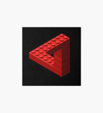 Escher Toy Bricks - Red Art Board