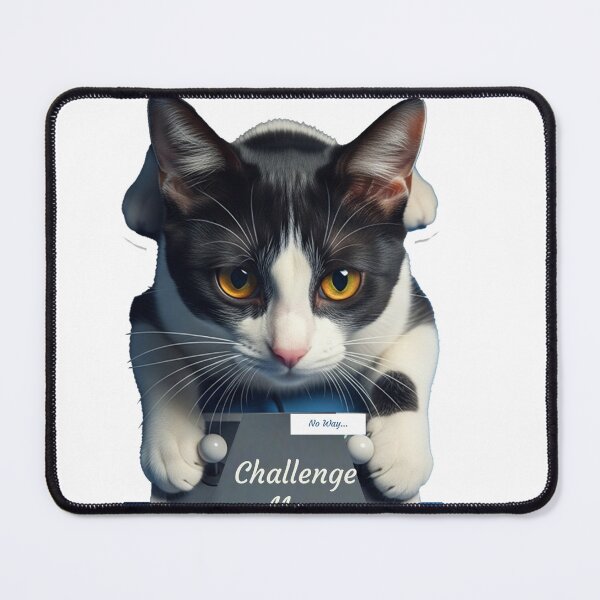 Item preview, Lazy Gamer Cat – Controller in Paw, Eyes on You designed and sold by mostafa gebril ⭐⭐⭐⭐⭐.