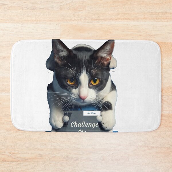 Item preview, Lazy Gamer Cat – Controller in Paw, Eyes on You designed and sold by mostafa gebril  ⭐⭐⭐⭐⭐.
