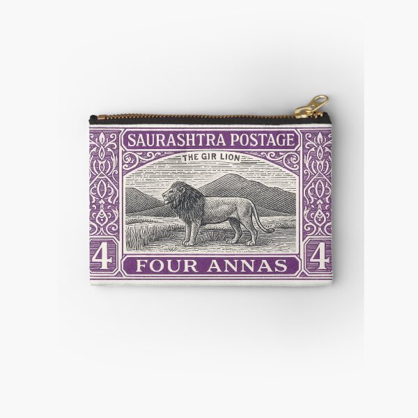 Item preview, 1949 India Gir Lion Postage Stamp designed and sold by retrographics.