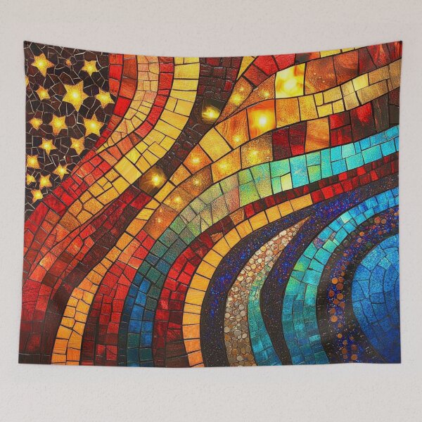 Item preview, Celestial Stained Glass Mosaic Art designed and sold by Myra365Art.