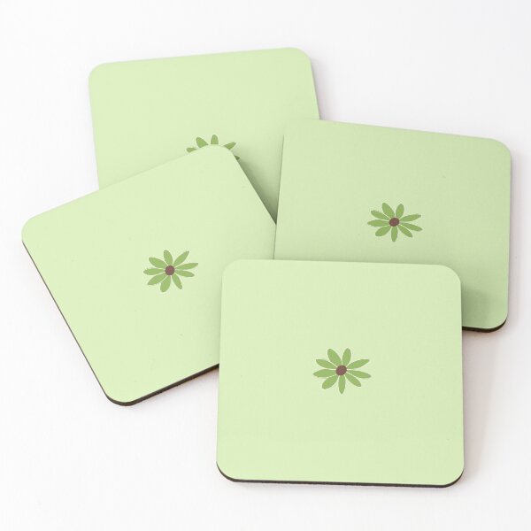 Item preview, Spring Chartreuse Wildflower | Lime-Green Botanical Daisy Art designed and sold by Olitvia.