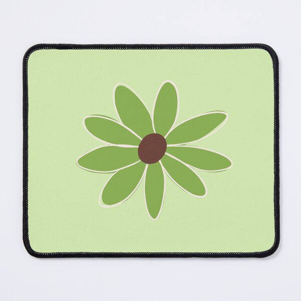 Item preview, Spring Chartreuse Wildflower | Lime-Green Botanical Daisy Art designed and sold by Olitvia.