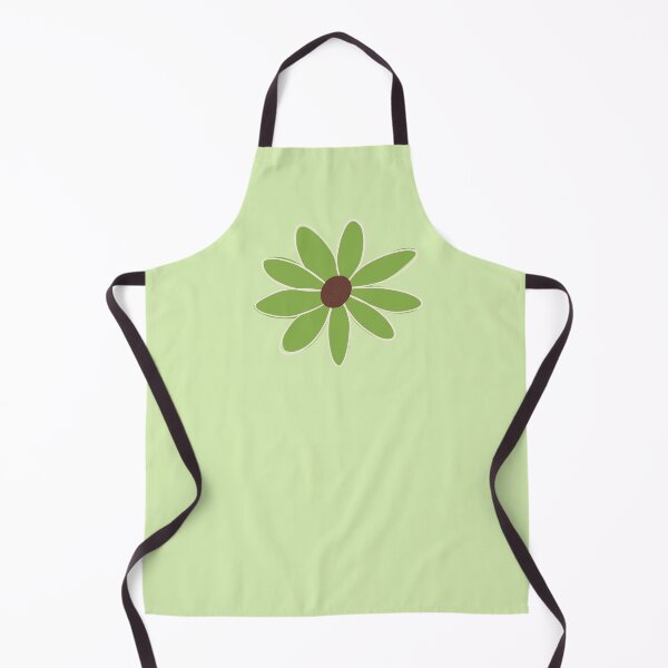 Item preview, Spring Chartreuse Wildflower | Lime-Green Botanical Daisy Art designed and sold by Olitvia.