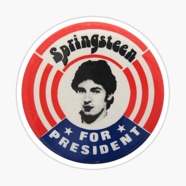 Artikel-Vorschau von Springsteen für den Präsidenten, designt und verkauft von alexis zak.