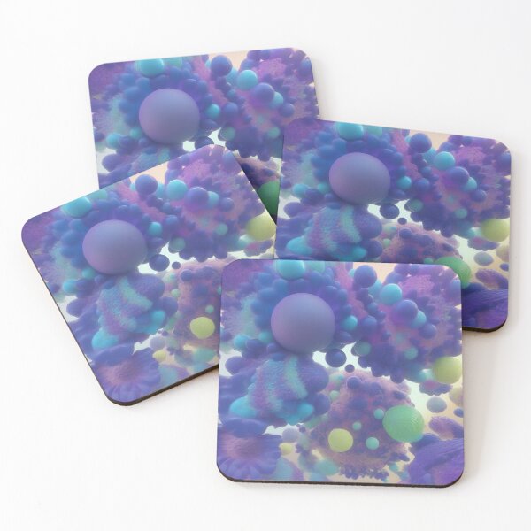 Item preview, Fractal Floral Nebula: Pastel Scoops designed and sold by Lisas Watercolor Dreams.
