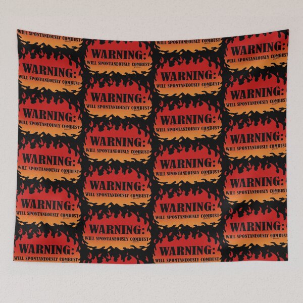 Item preview, Warning: Will Spontaneously Combust  designed and sold by Bat13SJx.