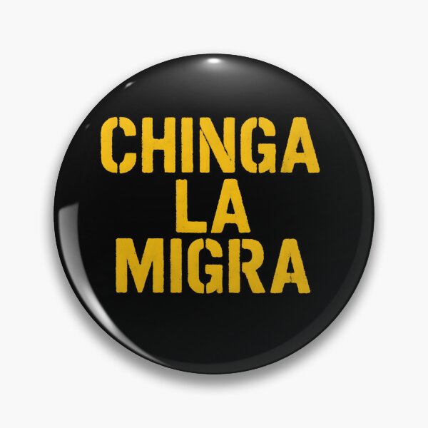 Item preview, Chinga La Migra - Bold Anti-Raid Solidarity Statement designed and sold by StickerWey.
