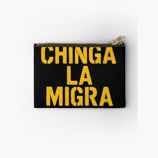 Item preview, Chinga La Migra - Bold Anti-Raid Solidarity Statement designed and sold by StickerWey.