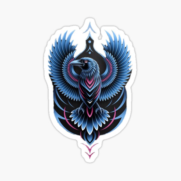 Item preview, Tribal Raven #2 designed and sold by Interrupt Art.