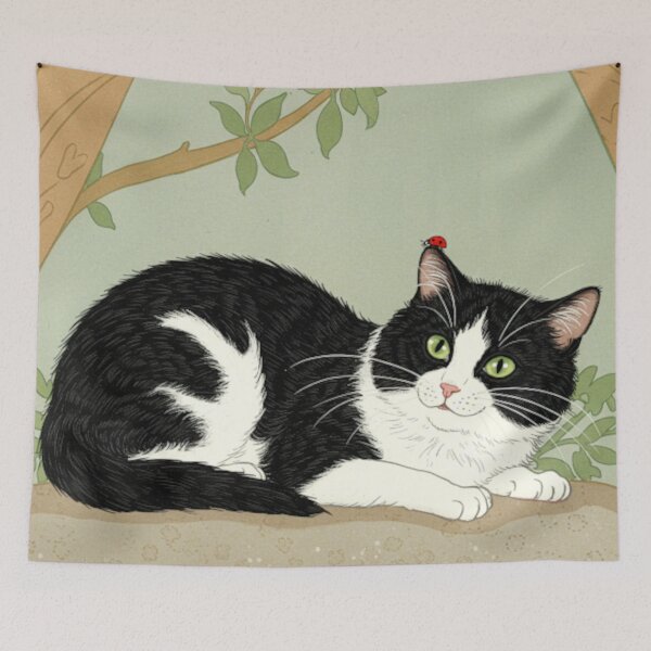 Item preview, Cat and Ladybug Friends designed and sold by SammyMorry.