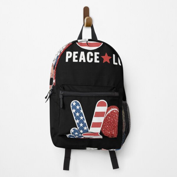 Item preview, Funny 4th Of July Peace Love Trump, Humor Merica Trump designed and sold by Nekusa.
