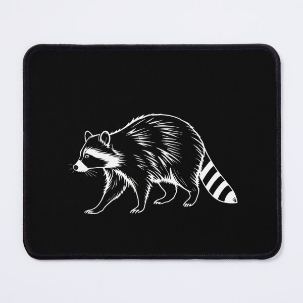 Item preview, Minimalist Raccoon Art designed and sold by AuraMotivate.
