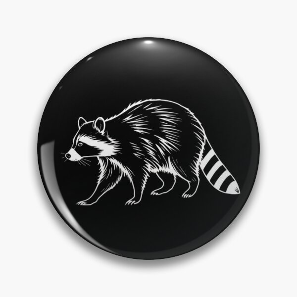 Item preview, Minimalist Raccoon Art designed and sold by AuraMotivate.