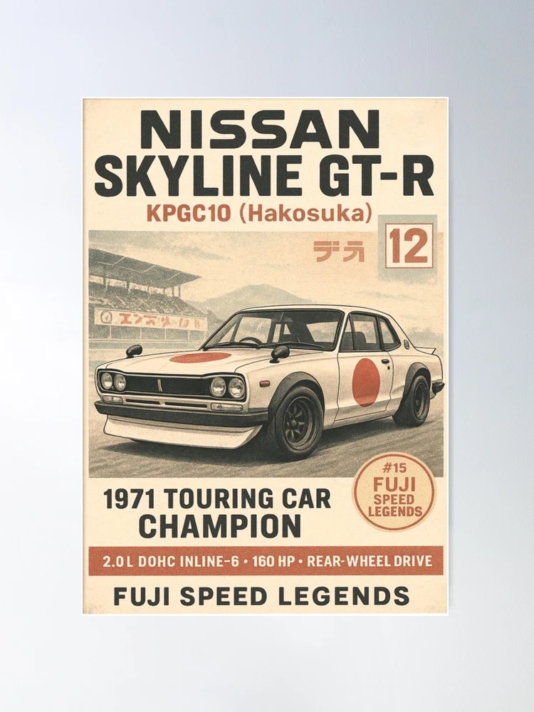 Nissan Skyline GT-R KPGC10 Hakosuka 1971 Touring Car Legend