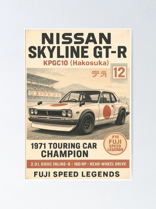 Nissan Skyline GT-R KPGC10 Hakosuka 1971 Touring Car Legend