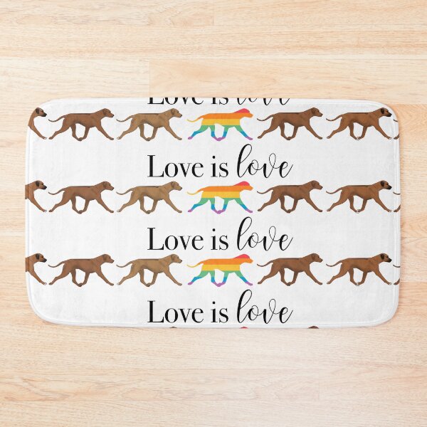 Item preview, Love is Love Rhodesian Ridgebacks designed and sold by Spinyflowerart.