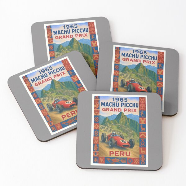 Item preview, 1965 Machu Picchu Peru Grand Prix designed and sold by retrographics.