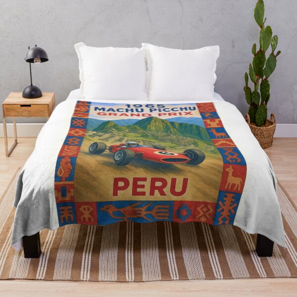 Item preview, 1965 Machu Picchu Peru Grand Prix designed and sold by retrographics.