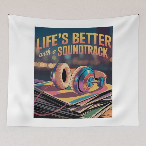Artikelvorschau, Das Leben ist schöner mit einem Soundtrack entworfen und verkauft von artofdjshop.