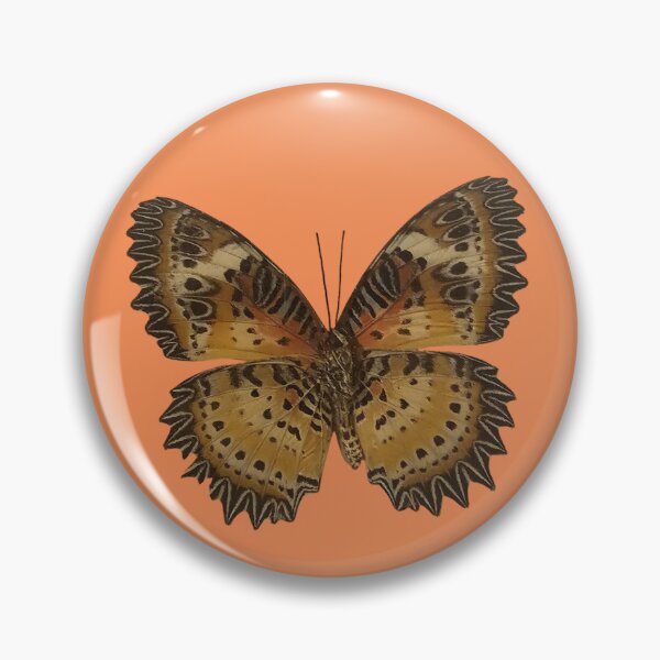 Item preview, Leopard Lacewing Cethosia Cyane Butterfly Sticker designed and sold by Linklandiya.