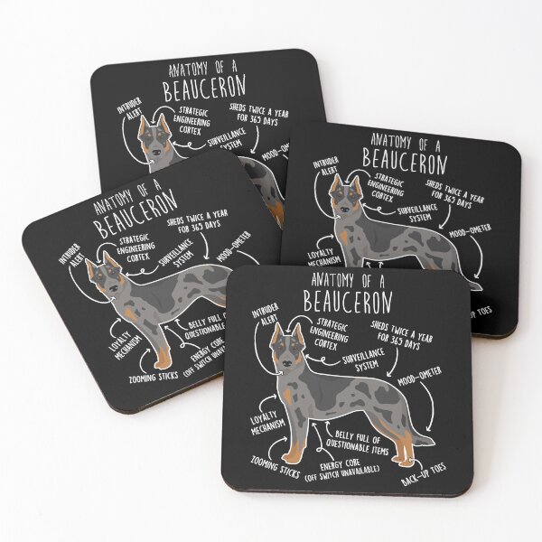 Item preview, Harlequin Beauceron Cropped Dog Anatomy designed and sold by Clara Hollins.