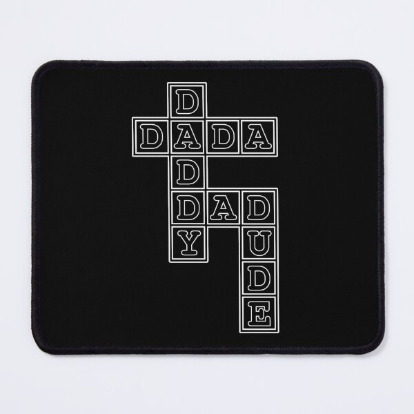Item preview, Dada Daddy Dad Dude Crossword designed and sold by BeesNeesTees.