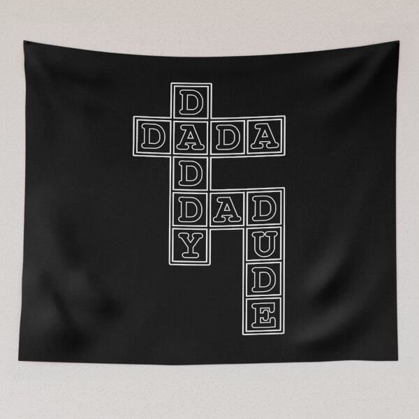 Item preview, Dada Daddy Dad Dude Crossword designed and sold by BeesNeesTees.