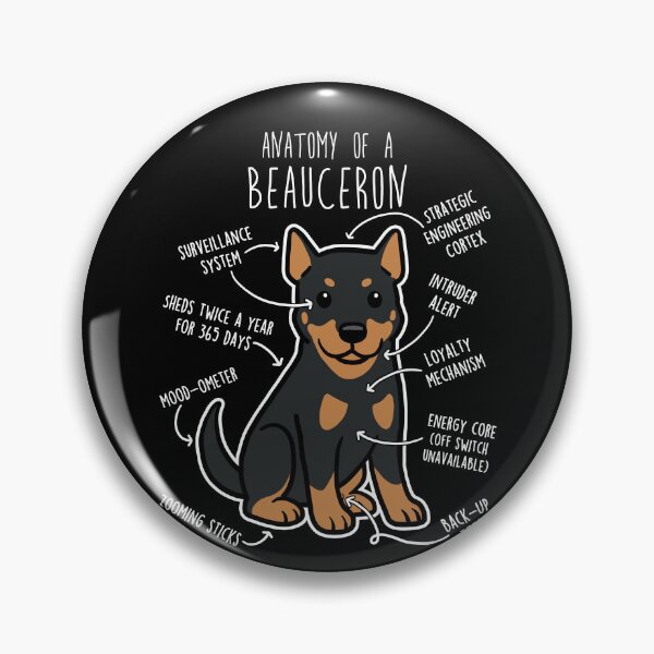 Item preview, Beauceron Cropped Dog Anatomy designed and sold by Clara Hollins.