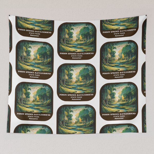 Item preview, Vintage Poison Springs Battleground State Park (Arkansas State Park) designed and sold by RabbitK.