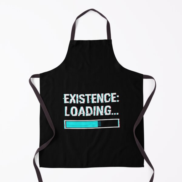 Item preview, Existence Loading Glitch – Existential Funny Quote Digital Design designed and sold by thesnakeater.