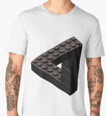 Escher Toy Bricks - Black Men's Premium T-Shirt