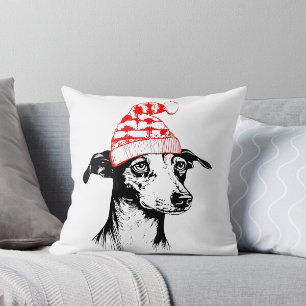 Item preview, Christmas Italian Greyhound designed and sold by JollyCritters.