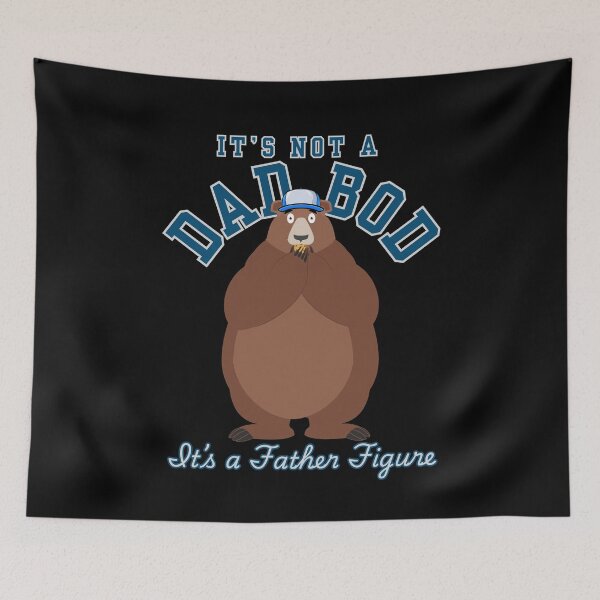 Item preview, It’s not a Dad Bod It’s a Father Figure Bear designed and sold by BeesNeesTees.