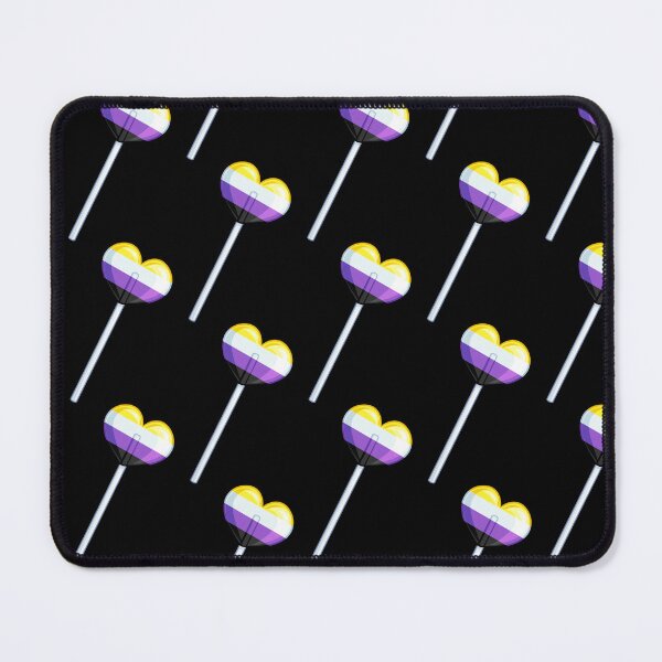 Item preview, Nonbinary Heart Lollipop designed and sold by Artimanx.