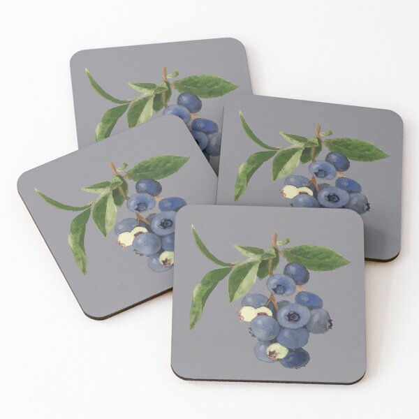 Item preview, Blueberries Berry Pomological Botanical Vector Illustration designed and sold by taiche.