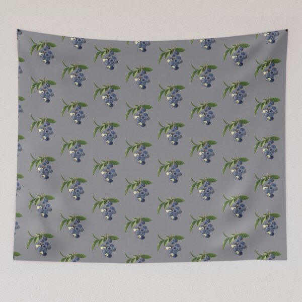 Item preview, Blueberries Berry Pomological Botanical Vector Illustration designed and sold by taiche.