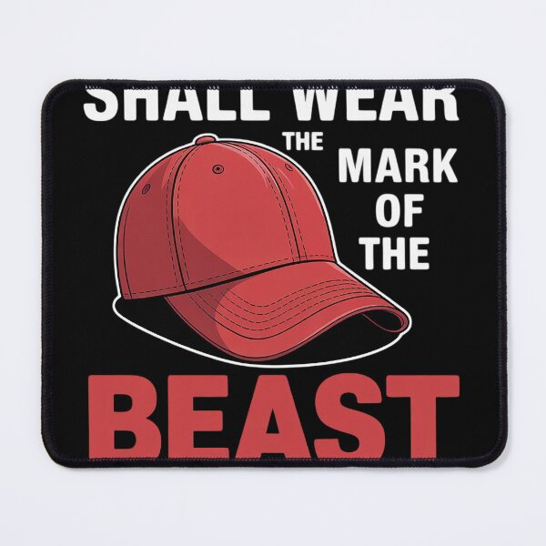 Item preview, Funny Anti Trump Mark Of The Beast Red Hat Liberal Gift 3 designed and sold by Nekusa.