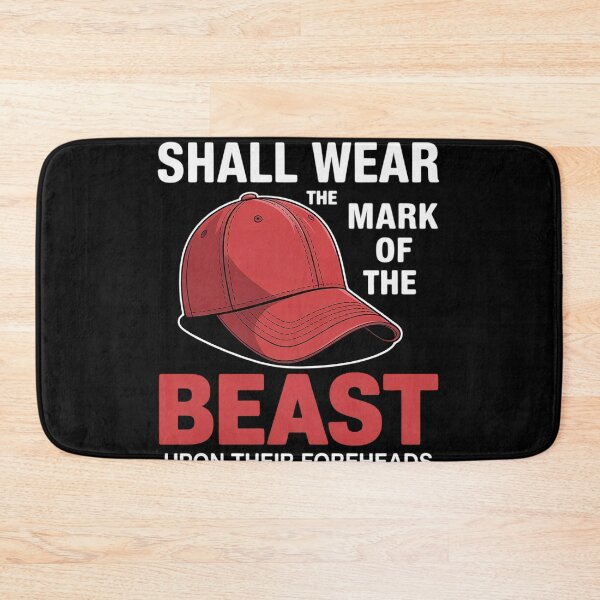 Item preview, Funny Anti Trump Mark Of The Beast Red Hat Liberal Gift 3 designed and sold by Nekusa.