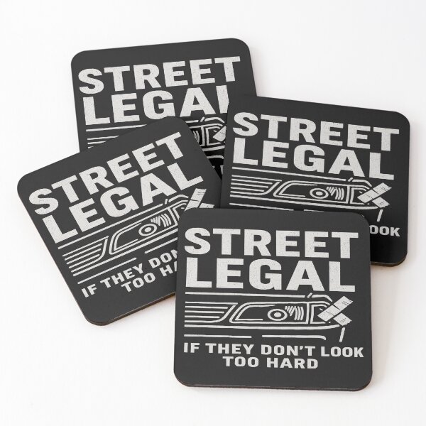 Item preview, Street Legal (If They Don’t Look Too Hard) – Funny Duct-Tape Car Mod Shirt designed and sold by Rev&Ruin.