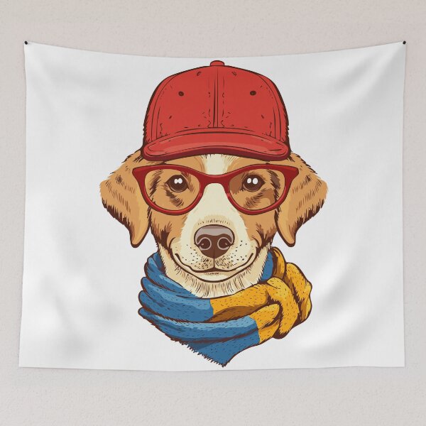 Item preview, hipster, dog, logo designed and sold by SUMA3000.
