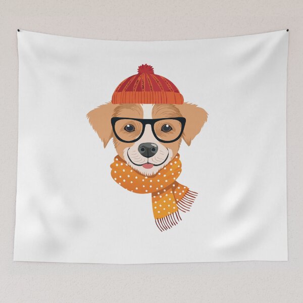 Item preview, hipster, dog, logo designed and sold by SUMA3000.