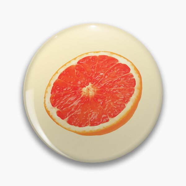 Item preview, Red Grapefruit Halved Detailed Vector Illustration  designed and sold by taiche.