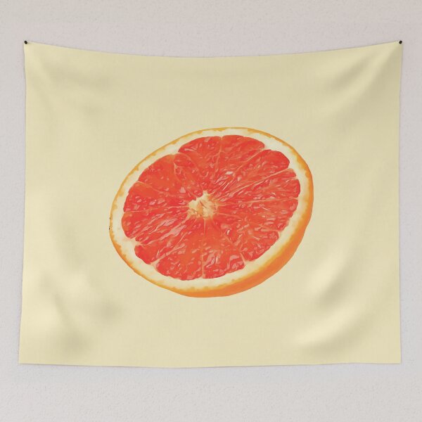 Item preview, Red Grapefruit Halved Detailed Vector Illustration  designed and sold by taiche.