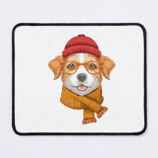Item preview, hipster dog logo designed and sold by SUMA3000.