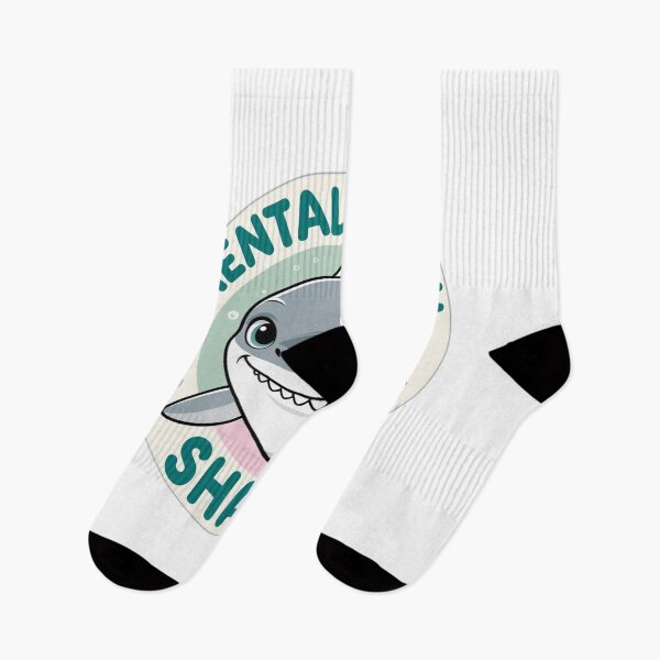 Item preview, Mental Heatlh Shark designed and sold by ZonkedCo.