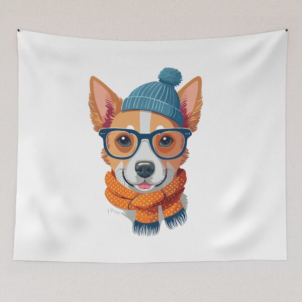 Item preview, Copy of hipster, dog, logo designed and sold by SUMA3000.