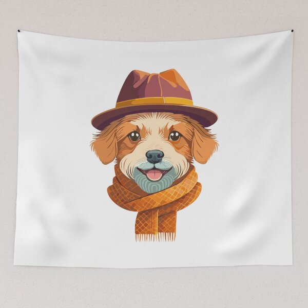 Item preview, hipster, dog, logo designed and sold by SUMA3000.