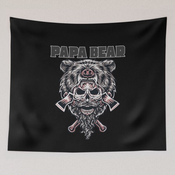 Item preview, Papa Bear Brown and Gray designed and sold by BeesNeesTees.