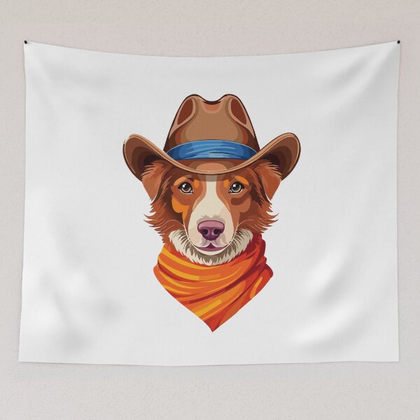 Item preview, Cowboy dog, dog, logo designed and sold by SUMA3000.